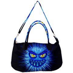 Monster Blue Attack Removal Strap Handbag