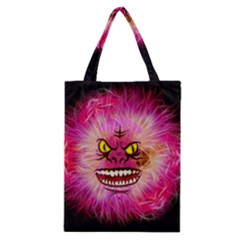 Monster Pink Eyes Aggressive Fangs Classic Tote Bag by HermanTelo