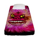 Monster Pink Eyes Aggressive Fangs Fitted Sheet (Single Size) View1