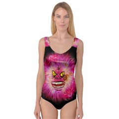 Monster Pink Eyes Aggressive Fangs Princess Tank Leotard 