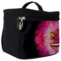 Monster Pink Eyes Aggressive Fangs Make Up Travel Bag (big)