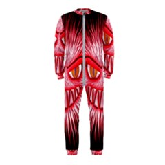 Monster Red Eyes Aggressive Fangs Onepiece Jumpsuit (kids) by HermanTelo