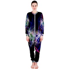 Particles Music Clef Wave Onepiece Jumpsuit (ladies) 