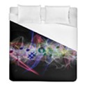 Particles Music Clef Wave Duvet Cover (Full/ Double Size) View1