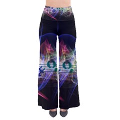 Particles Music Clef Wave So Vintage Palazzo Pants