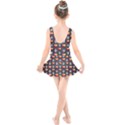 Love Heart Background Valentine Kids  Skater Dress Swimsuit View2