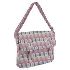 Seamless Pattern Background Entrance Buckle Messenger Bag