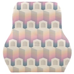 Seamless Pattern Background Entrance Car Seat Back Cushion  by HermanTelo