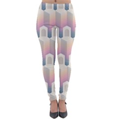 Seamless Pattern Background Entrance Lightweight Velour Leggings