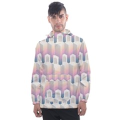 Seamless Pattern Background Entrance Men s Front Pocket Pullover Windbreaker by HermanTelo