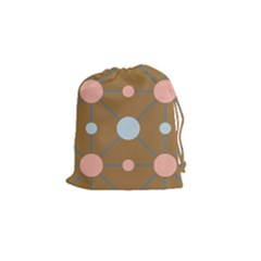 Planets Planet Around Rounds Drawstring Pouch (small)