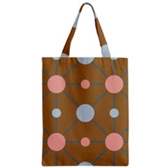 Planets Planet Around Rounds Zipper Classic Tote Bag