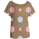 Planets Planet Around Rounds Women s Oversized Tee View1