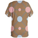 Planets Planet Around Rounds Women s Oversized Tee View2