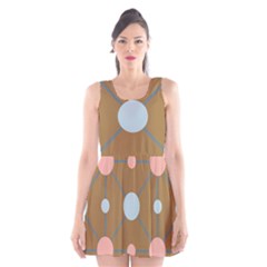 Planets Planet Around Rounds Scoop Neck Skater Dress by HermanTelo