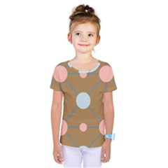 Planets Planet Around Rounds Kids  One Piece Tee