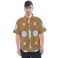 Planets Planet Around Rounds Men s Short Sleeve Shirt