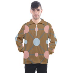 Planets Planet Around Rounds Men s Half Zip Pullover