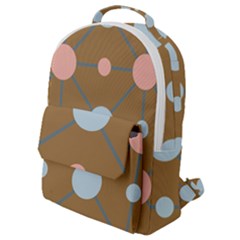 Planets Planet Around Rounds Flap Pocket Backpack (small)