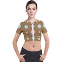 Planets Planet Around Rounds Short Sleeve Cropped Jacket View1