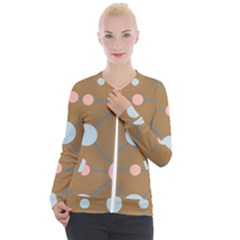 Planets Planet Around Rounds Casual Zip Up Jacket