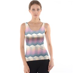 Seamless Pattern Background Block Tank Top