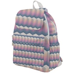 Seamless Pattern Background Block Top Flap Backpack