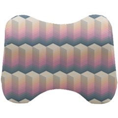 Seamless Pattern Background Block Head Support Cushion