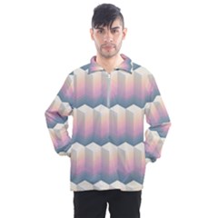 Seamless Pattern Background Block Men s Half Zip Pullover by HermanTelo