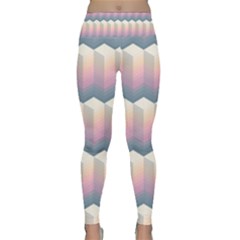 Seamless Pattern Background Block Lightweight Velour Classic Yoga Leggings