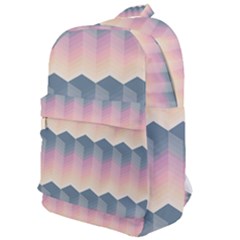 Seamless Pattern Background Block Pink Classic Backpack