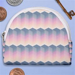 Seamless Pattern Background Block Pink Horseshoe Style Canvas Pouch