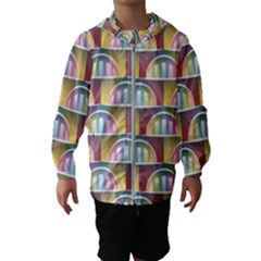 Seamless Pattern Background Abstract Kids  Hooded Windbreaker by HermanTelo