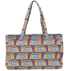 Seamless Pattern Background Abstract Canvas Work Bag