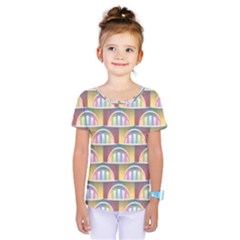 Seamless Pattern Background Abstract Kids  One Piece Tee