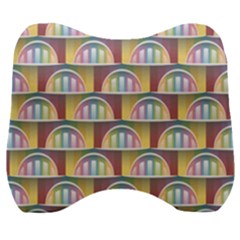 Seamless Pattern Background Abstract Velour Head Support Cushion