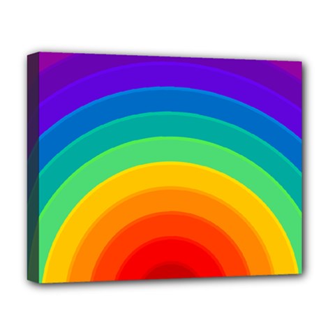 Rainbow Background Colorful Deluxe Canvas 20  X 16  (stretched)