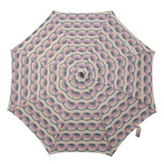 Seamless Pattern Background Cube Hook Handle Umbrellas (large)