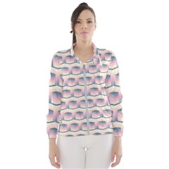 Seamless Pattern Background Cube Women s Windbreaker