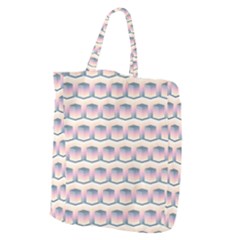 Seamless Pattern Background Cube Giant Grocery Tote