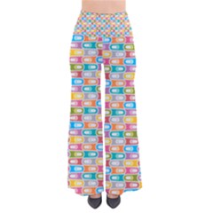 Seamless Pattern Background Abstract Rainbow So Vintage Palazzo Pants