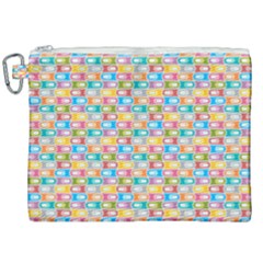 Seamless Pattern Background Abstract Rainbow Canvas Cosmetic Bag (xxl)