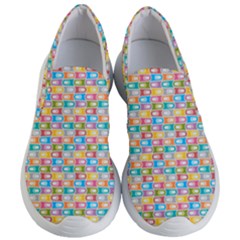 Seamless Pattern Background Abstract Rainbow Women s Lightweight Slip Ons by HermanTelo