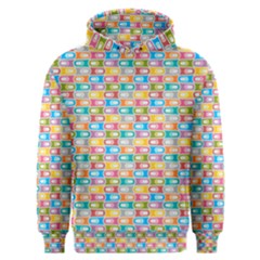 Seamless Pattern Background Abstract Rainbow Men s Overhead Hoodie