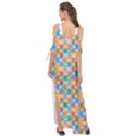 Seamless Pattern Background Abstract Rainbow Maxi Chiffon Cover Up Dress View2