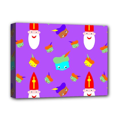 Saint Nicholas Deluxe Canvas 16  X 12  (stretched)  by HermanTelo