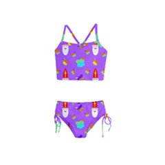 Saint Nicholas Girls  Tankini Swimsuit by HermanTelo