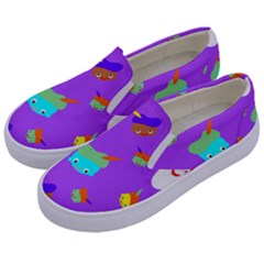 Saint Nicholas Kids  Canvas Slip Ons by HermanTelo