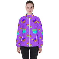 Saint Nicholas Women s High Neck Windbreaker by HermanTelo