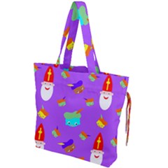 Saint Nicholas Drawstring Tote Bag